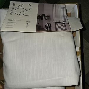 Project 62 white 63x50 blackout henna curtain panel